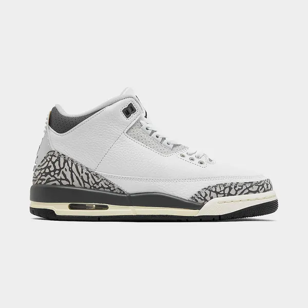 Black and grey jordan 3 sales