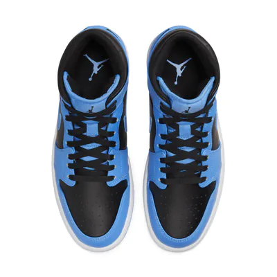 Nike Air Jordan 1 MId Black Univeristy Blue DQ8426_401_0002_Ebene 4.jpg