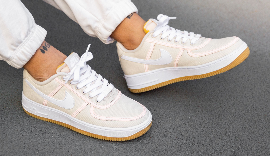 Nike Air Force 1 PRM Canvas Light Cream – CI9349-200 | snkraddicted