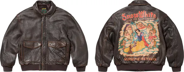 Supreme x Schott Snow White Hand-Painted Leather A2 Jacket82.jpg.jpg