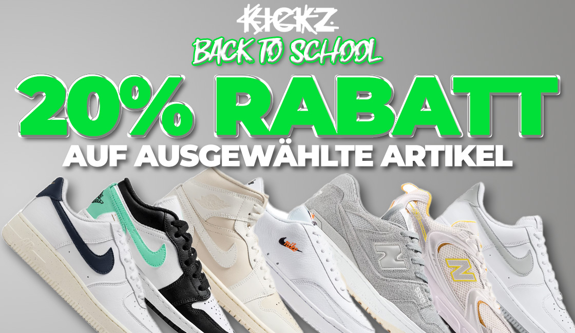 Kickz Back To School Sale - 20% auf ausgewählte Artikel | snkraddicted