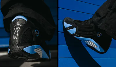 Nike Air Jordan 14 Retro Black University Blue menu2 snkr.png