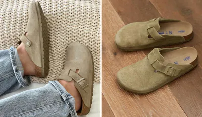 Birkenstock Boston Suede Faded Khaki menu2 snkr.png