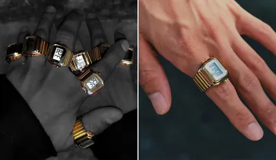 MM6 Maison Margiela x Timex T80 Ring Watch Gold menu2 snkr.png