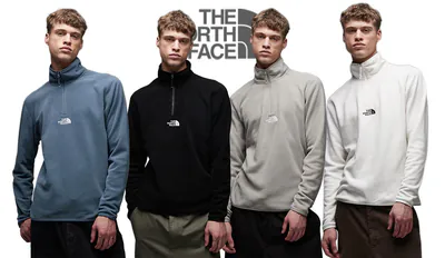 The North Face Glacier Fleece Tops menu2 snkr.jpg